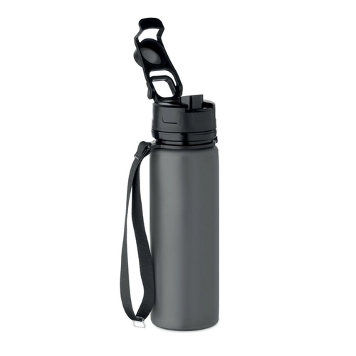 image du produit Bouteille de sport pliable en silicone avec couvercle en PP