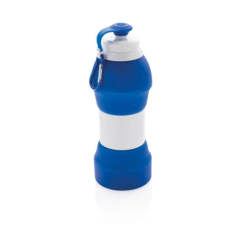 image du produit Bouteille de sport pliable isotherme en silicone 580 ml