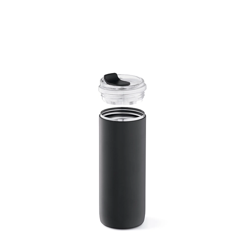 image du produit Bouteille double paroi 760 ml en acier inox recyclé - avec gobelet de voyage