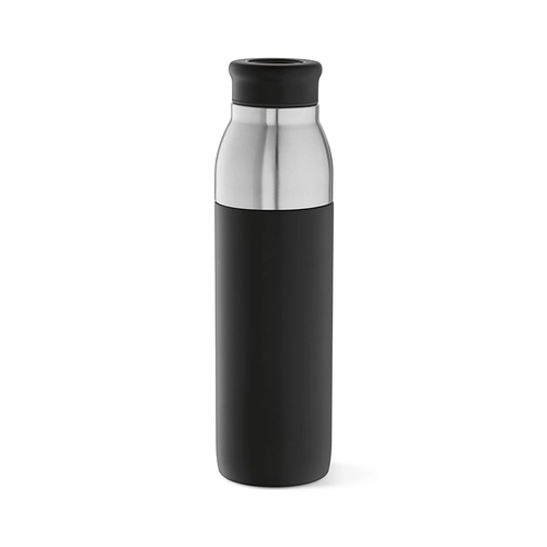 image du produit Bouteille double paroi 760 ml en acier inox recyclé - avec gobelet de voyage