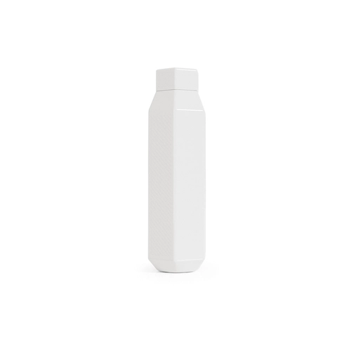 image du produit Bouteille double paroi en acier inox recyclé de 530 ml - forme hexagonale