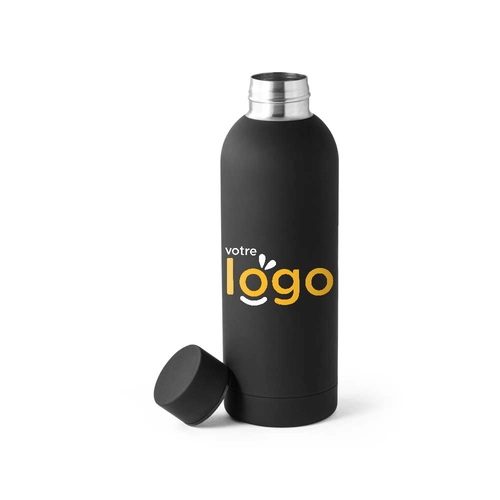 image du produit Bouteille en acier inoxydable 550 ml - finition rubber