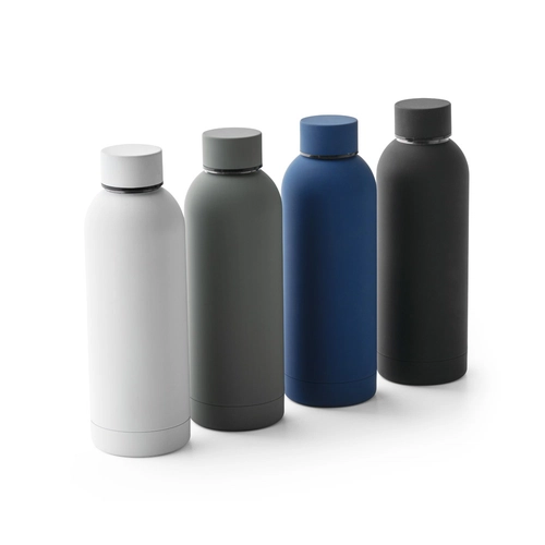 image du produit Bouteille en acier inoxydable 550 ml - finition rubber