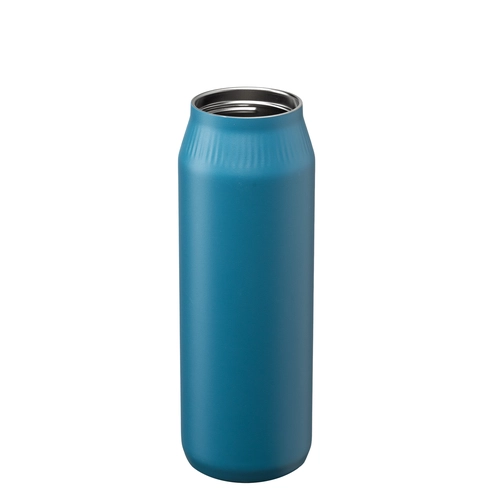 image du produit Bouteille en acier inoxydable avec double couvercle et poignée - 750 ml