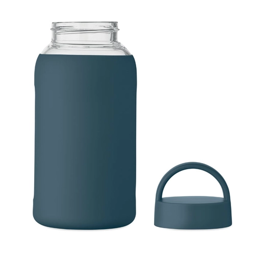 image du produit Bouteille en verre borosilicate de haute qualité avec pochette en silicone