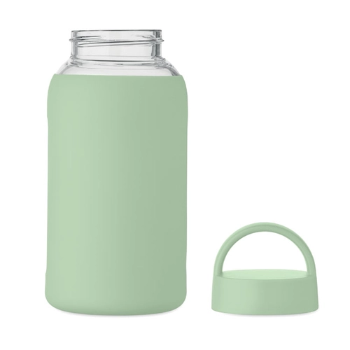 image du produit Bouteille en verre borosilicate de haute qualité avec pochette en silicone