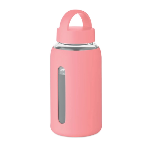 image du produit Bouteille en verre borosilicate de haute qualité avec pochette en silicone