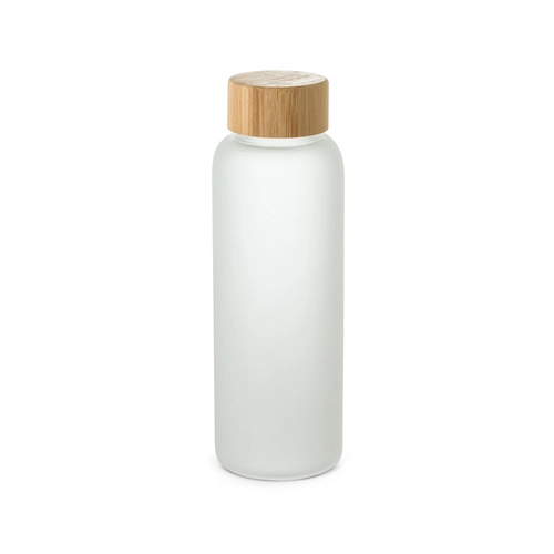 image du produit Bouteille en verre borosilicate opaque, couvercle en bambou