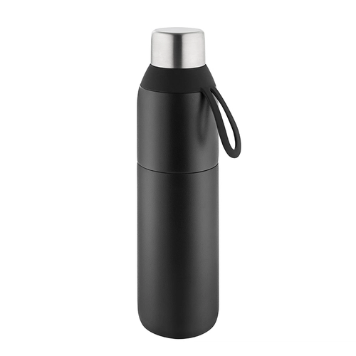 image du produit Bouteille isotherme 500ml 2 en 1 - fonction mug isotherme