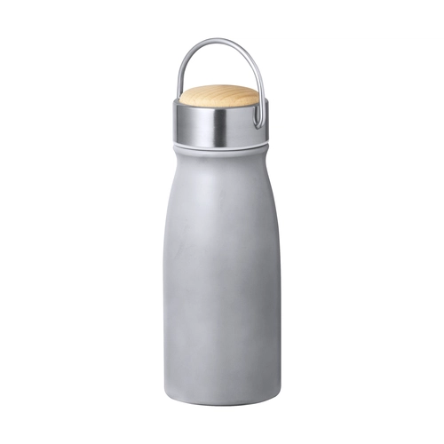 image du produit Bouteille isotherme en inox recyclé 350 ml - bouchon bois