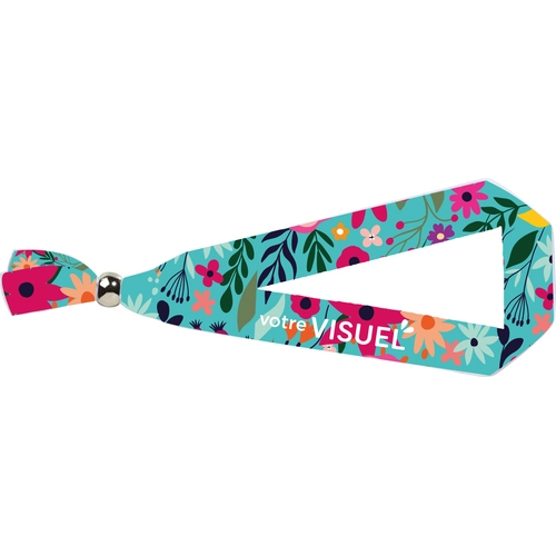 image du produit Bracelet coloré avec fermeture amovible - marquage sublimation