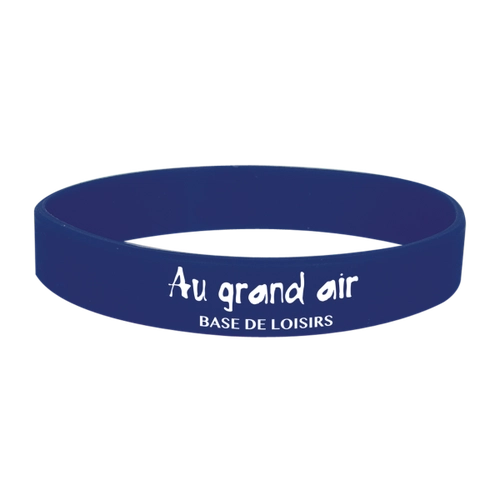 image du produit Bracelet silicone adulte - résistant à l'eau et réutilisable