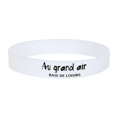 image du produit Bracelet silicone adulte - résistant à l'eau et réutilisable