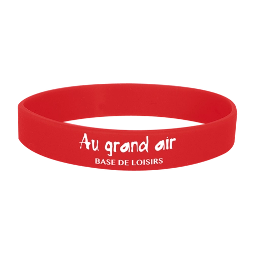 image du produit Bracelet silicone adulte - résistant à l'eau et réutilisable