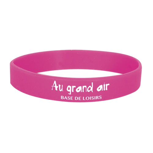 image du produit Bracelet silicone adulte - résistant à l'eau et réutilisable