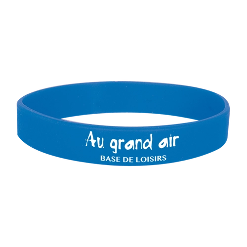 image du produit Bracelet silicone adulte - résistant à l'eau et réutilisable