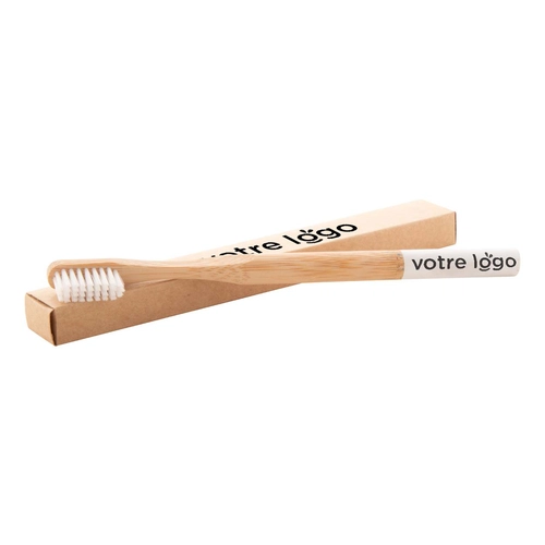 image du produit Brosse à dents adulte avec manche en bambou COLOBOO