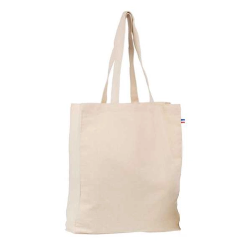 image du produit Cabas Coton BIO GASPARD - Sac shopping soufflet 10 cm