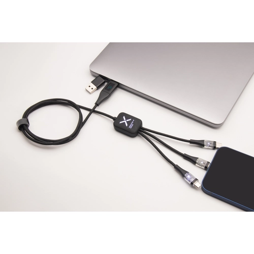 image du produit Câble 60W super fast charge avec double logo lumineux recto-verso