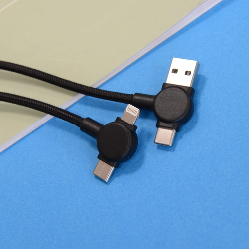 image du produit Câble court 18 cm à charge ultra-rapide 60W avec transfert de données