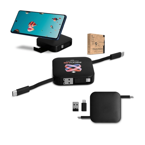 image du produit Câble de charge rétractable 4 en 1