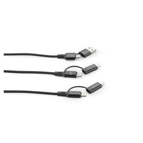 image du produit Câble USB ultra rapide 6 en 1 en aluminium recyclé (20 %) et PET recyclé (4 %)