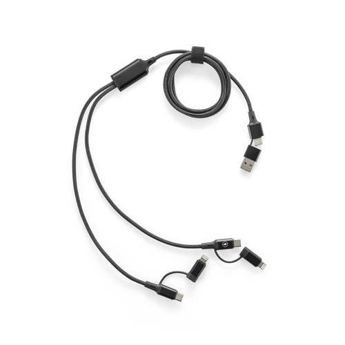 image du produit Câble USB ultra rapide 6 en 1 en aluminium recyclé (20 %) et PET recyclé (4 %)