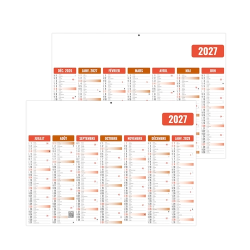 image du produit Calendrier bancaire personnalisé pas cher gamme éco