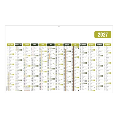 image du produit Calendrier bancaire publicitaire économique maxi 13 mois