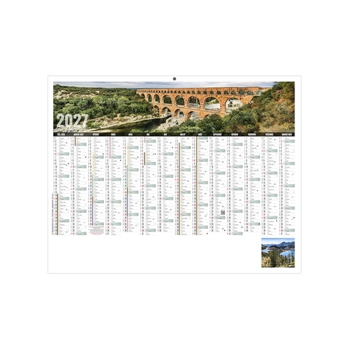 image du produit Calendrier bancaire publicitaire occitanie