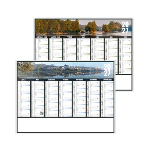 image du produit Calendrier bancaire publicitaire vues panoramiques Centre val de loire