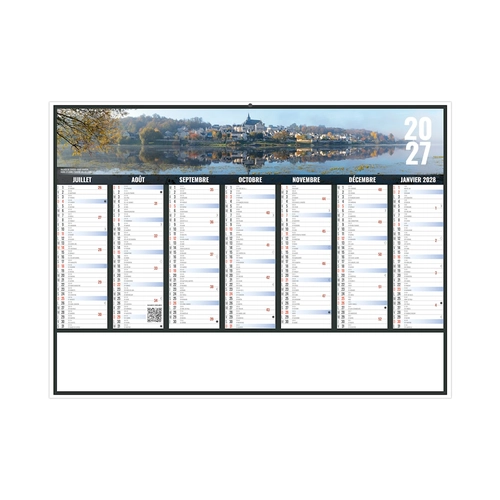 image du produit Calendrier bancaire publicitaire vues panoramiques Centre val de loire