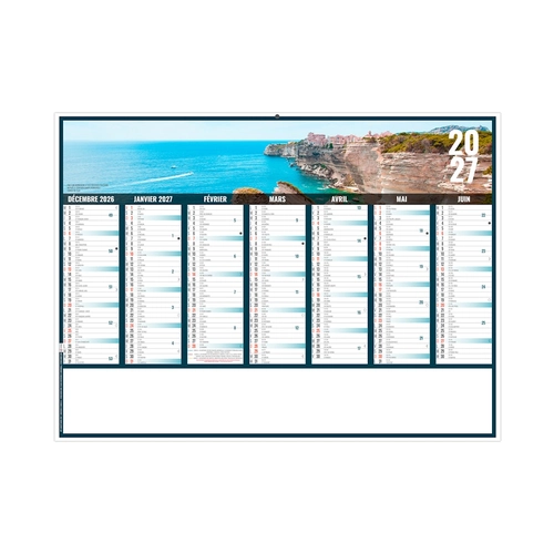 image du produit Calendrier bancaire publicitaire vues panoramiques Corse