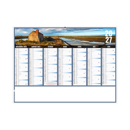 image du produit Calendrier bancaire publicitaire vues panoramiques Pays de la Loire
