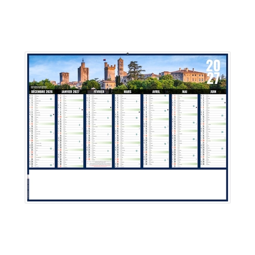image du produit Calendrier bancaire publicitaire vues panoramiques Provence