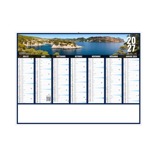 image du produit Calendrier bancaire publicitaire vues panoramiques Provence