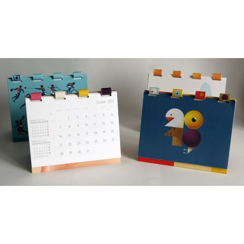 image du produit Calendrier chevalet 2025  sur-mesure - 100% personnalisable