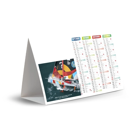 image du produit Calendrier chevalet publicitaire de comptoir tryptique Route du rhum