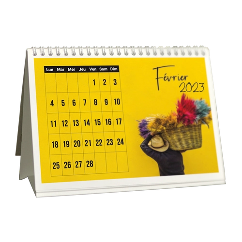 image du produit Calendrier chevalet sur-mesure Made in France