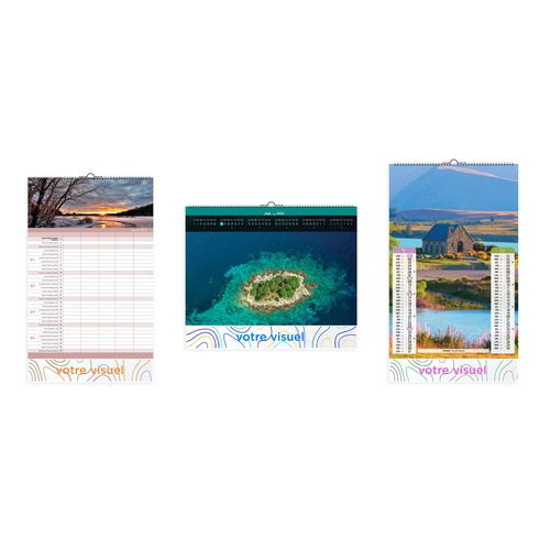 image du produit Calendrier Feuillet 2025 sur-mesure - 100% personnalisable