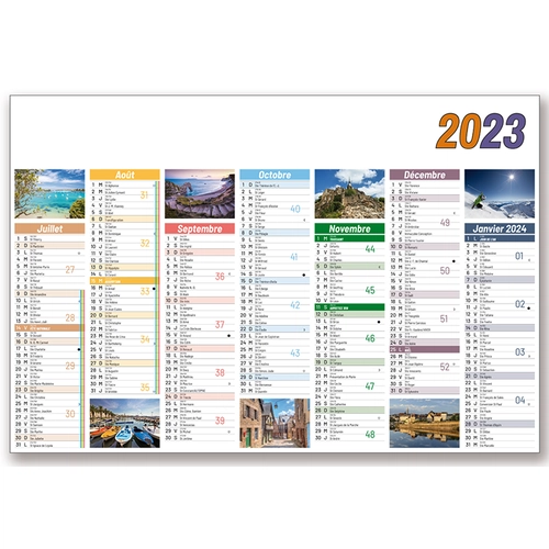 image du produit Calendrier Publicitaire Grand Format Recto Verso - Vertical