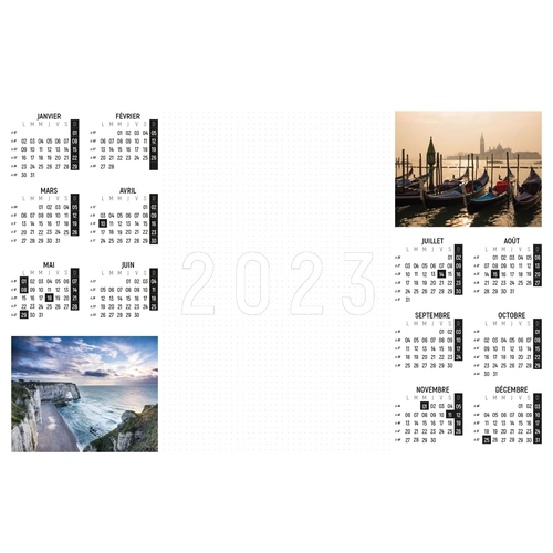 image du produit Calendrier sous-mains 2025  100% personnalisable