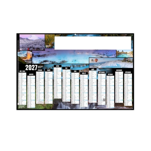 image du produit Calendriers bancaires publicitaires 13 mois grands fleuves d'Europe