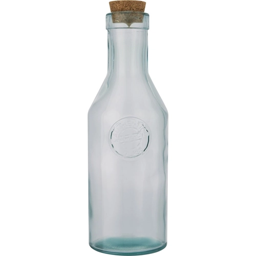 image du produit Carafe en verre recyclé avec couvercle en liège