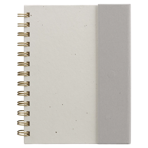 image du produit Carnet à spirales avec notes adhésives - B6