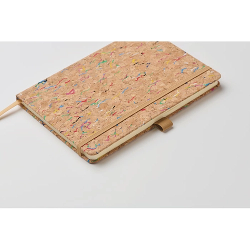 image du produit Carnet A5 avec couverture en liège rigide et colorée