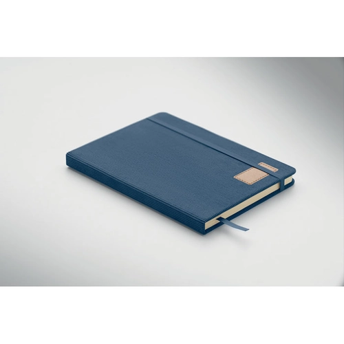 image du produit Carnet A5 avec couverture rigide en velours côtelé de polyester RPET 