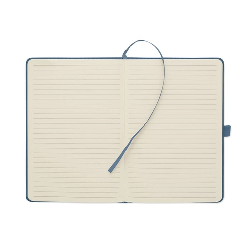 image du produit Carnet A5 avec couverture rigide en velours côtelé de polyester RPET 