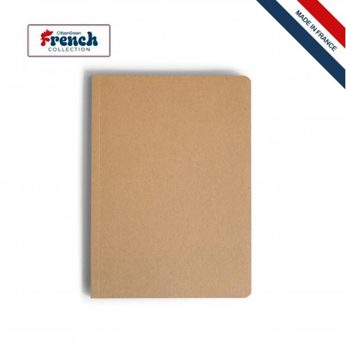 image du produit Carnet A5 dos carré collé fabrication française - couverture carton recyclé