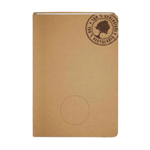 image du produit Carnet A5 Français - couverture souple effet kraft